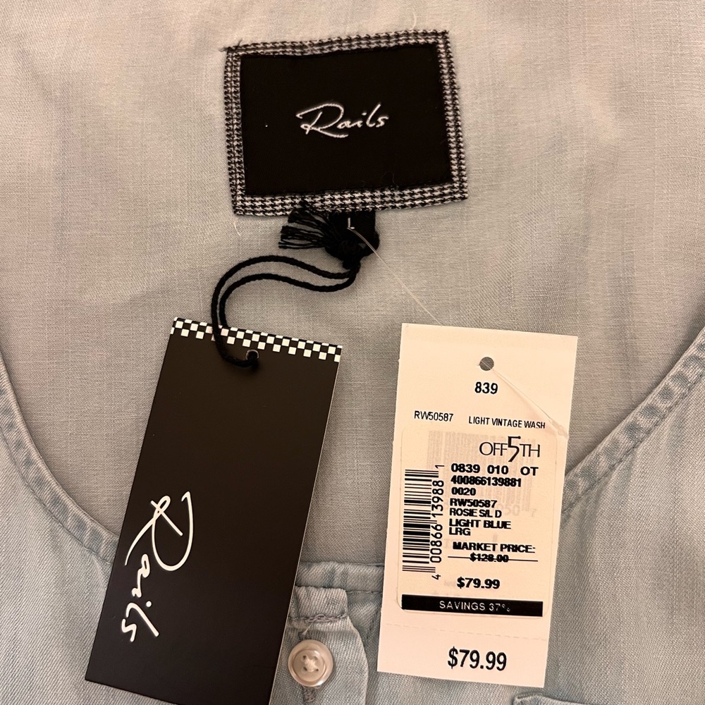 Rails Denim Dress - Picture 3 of 4